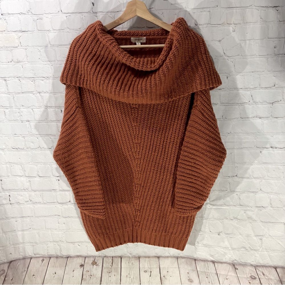 Umgee oversized crocheted chunky sweater